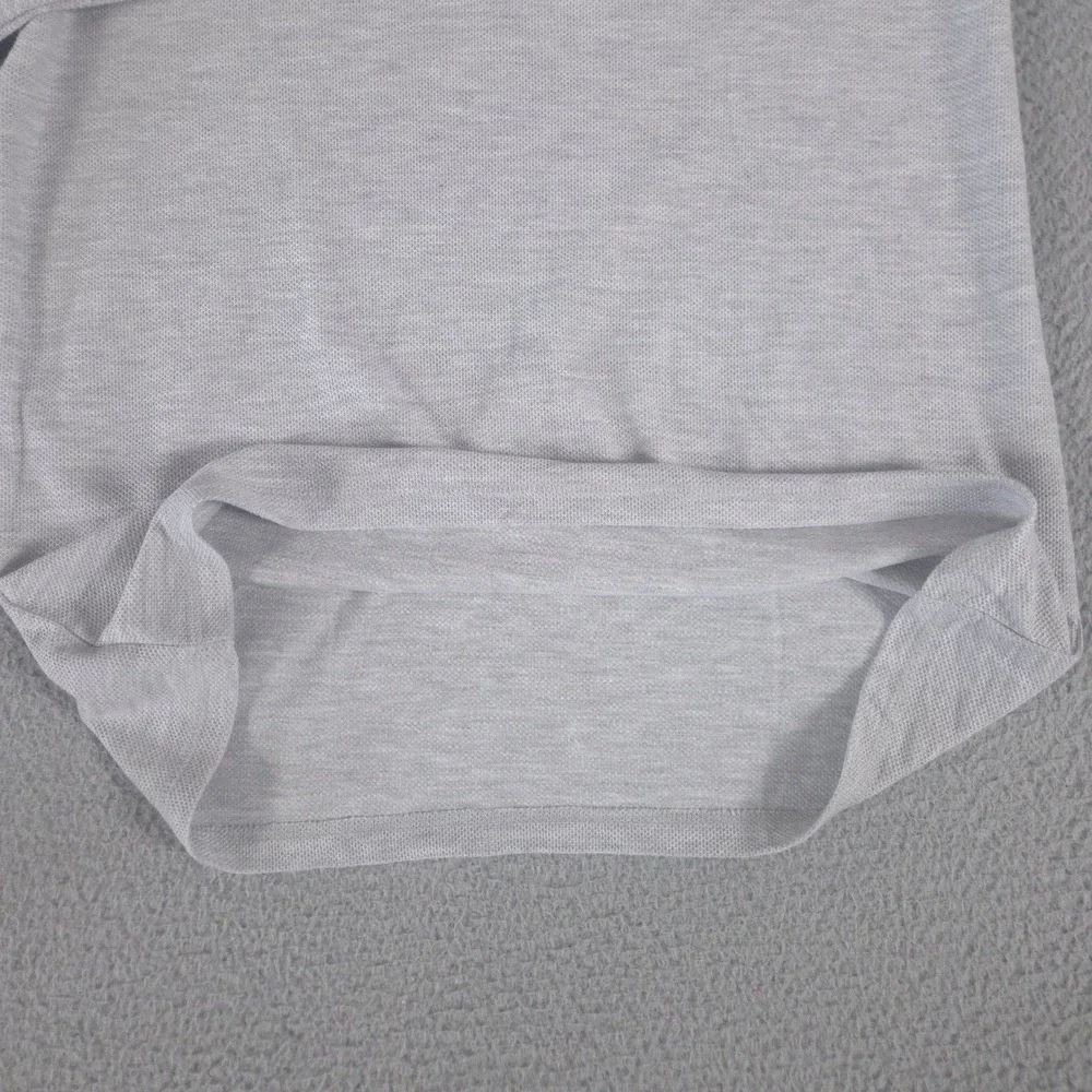 LOT OF 2 Tommy Bahama Pullover Mens M Gray Cotton Rayon Textured Knit Crewneck